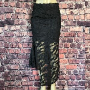 Killstar Nightdew Assymetrical Skirt